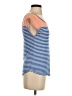 Mine 100% Rayon Blue Short Sleeve Top Size S - photo 4