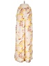 Volcom 100% Viscose Floral Yellow Casual Pants Size S - photo 1