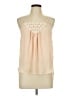 Charlotte Russe 100% Polyester Tan Sleeveless Blouse Size L - photo 1