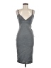 Missguided Solid Gray Casual Dress Size 8 - photo 1