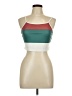Shinestar 100% Polyester Teal Brown Sleeveless Top Size L - photo 1