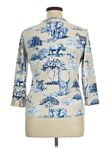 J. McLaughlin 3/4 Sleeve T-Shirt (view 2)