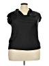 DKNY 100% Polyester Black Sleeveless Blouse Size XXL - photo 1