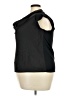 DKNY 100% Polyester Black Sleeveless Blouse Size XXL - photo 5