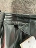 Guess 100% Polyurethane Metallic Black Track Pants Size M - photo 7