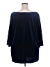 BLOOMCHIC Blue 3/4 Sleeve Top Size 26 - photo 2
