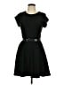 Candie's Chevron-herringbone Black Casual Dress Size L - photo 1