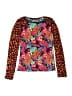 Maaji Animal Print Orange Long Sleeve Blouse Size 10 - photo 1