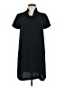 Zara Basic Solid Black Casual Dress Size M - photo 1