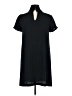 Zara Basic Solid Black Casual Dress Size M - photo 2