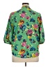 Eyeshadow Floral Green 3/4 Sleeve Blouse Size 1X - photo 2