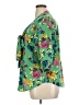 Eyeshadow Floral Green 3/4 Sleeve Blouse Size 1X - photo 5