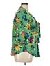 Eyeshadow Floral Green 3/4 Sleeve Blouse Size 1X - photo 4