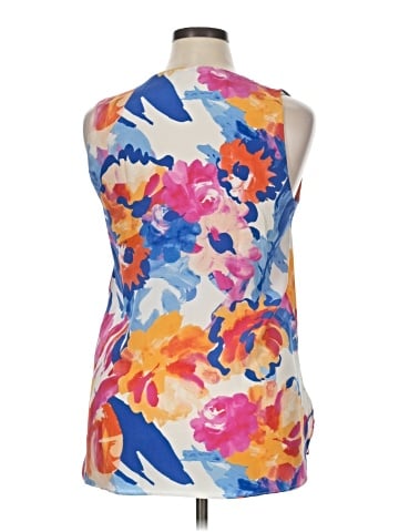 Tyler Boe Sleeveless Silk Top (view 2)