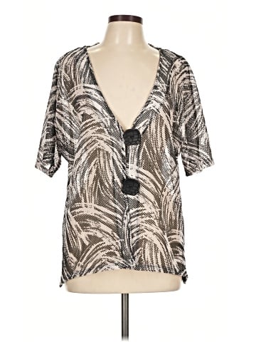 JM Collection Short Sleeve Blouse (view 1)