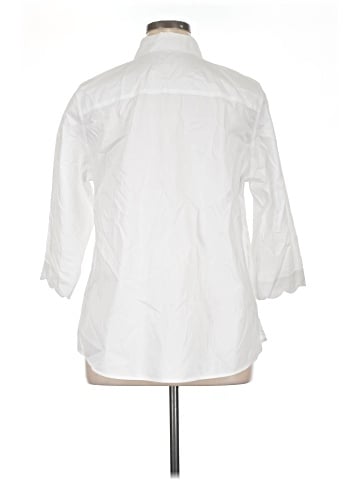 Foxcroft 3/4 Sleeve Button-Down Shirt (view 2)