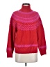 Ann Taylor Hearts Fair Isle Pink Red Pullover Sweater Size Med Petite - photo 1