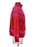 Ann Taylor Hearts Fair Isle Pink Red Pullover Sweater Size Med Petite - photo 4