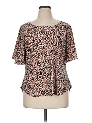 Halogen Short Sleeve Blouse (view 1)