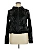 BCBGeneration 100% Nylon Metallic Black Jacket Size XL - photo 1