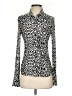 Isabel Marant Animal Print Black Long Sleeve Blouse Size EU (FR) 36 / US 4 - photo 1