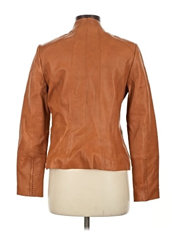 White House Black Market Leather Jacket (view 2)