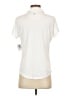 IZOD White Short Sleeve Blouse Size S - photo 2