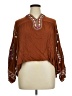 wonderly 100% Rayon Brown Long Sleeve Blouse Size XL - photo 1