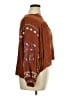 wonderly 100% Rayon Brown Long Sleeve Blouse Size XL - photo 4
