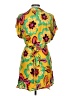 GB 100% Rayon Tropical Yellow Cocktail Dress Size L - photo 2