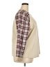 Unbranded Plaid Tan 3/4 Sleeve Blouse Size XXL - photo 4
