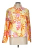 Coldwater Creek Floral Orange Jacket Size L (petite) - photo 1