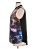 Renuar 100% Polyester Print Purple Sleeveless Blouse Size XL - photo 5