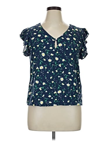 Copper Key Short Sleeve Blouse (view 1)