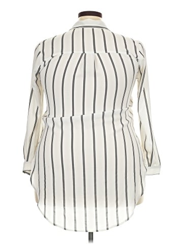 Peach 3/4 Sleeve Blouse (view 2)