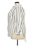 Peach Stripes Ivory 3/4 Sleeve Blouse Size 3XL - photo 5
