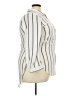 Peach Stripes Ivory 3/4 Sleeve Blouse Size 3XL - photo 4