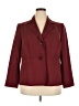 Jones Studio 100% Polyester Burgundy Blazer Size 16 - photo 1