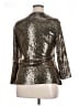 Anne Klein Metallic Silver 3/4 Sleeve Top Size XL - photo 2