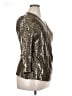 Anne Klein Metallic Silver 3/4 Sleeve Top Size XL - photo 4