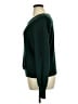 Elodie Solid Green Pullover Sweater Size XL - photo 5