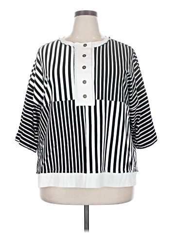 Oddi 3/4 Sleeve Blouse (view 1)