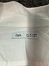 Zara Solid Ivory Long Sleeve Button-Down Shirt Size 9 - photo 3