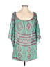 Rouge 100% Polyester Teal 3/4 Sleeve Blouse Size S - photo 1