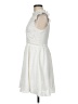Shein 100% Polyester White Cocktail Dress Size M - photo 5