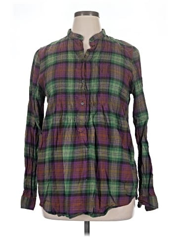 Lands' End Long Sleeve Button-Down Shirt (view 1)
