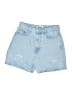 Zara Blue Denim Shorts Size 6 - photo 1