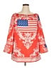 Unbranded Orange 3/4 Sleeve Blouse Size XXL - photo 1