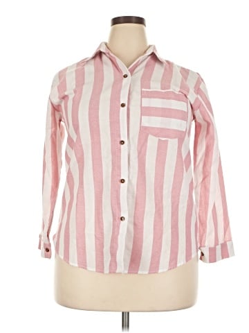 Unbranded Long Sleeve Button-Down Shirt (view 1)