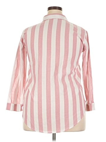 Unbranded Long Sleeve Button-Down Shirt (view 2)